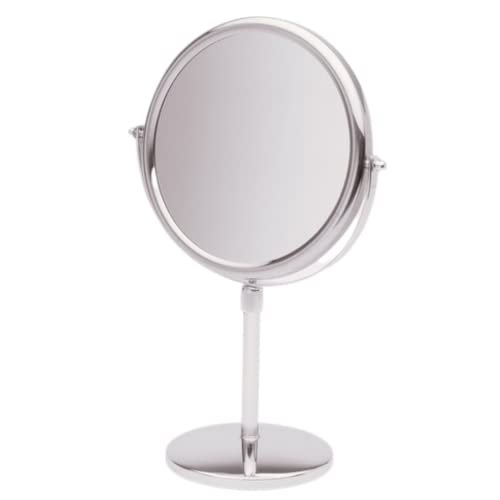 Jerdon 9-Inch Vanity Mirror with 5x Magnification, Chrome Finish