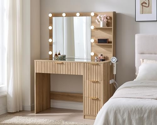 Organizedlife Wooden Vanity Table